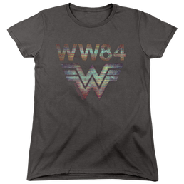 Wonder Woman 1984 Static Tv Lines - Women's T-Shirt Women's T-Shirt Wonder Woman   