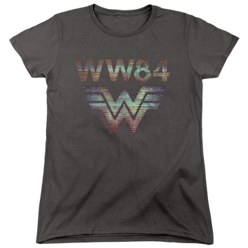 Wonder Woman 1984 Static Tv Lines - Women's T-Shirt Women's T-Shirt Wonder Woman   