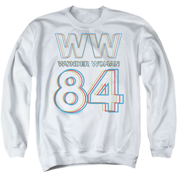 Wonder Woman 1984 3D Hype Logo - Men's Crewneck Sweatshirt Men's Crewneck Sweatshirt Wonder Woman   