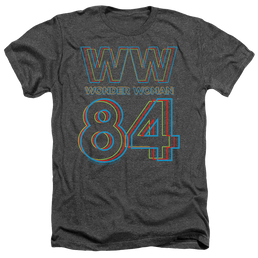 Wonder Woman 1984 3D Hype Logo - Men's Heather T-Shirt Men's Heather T-Shirt Wonder Woman   
