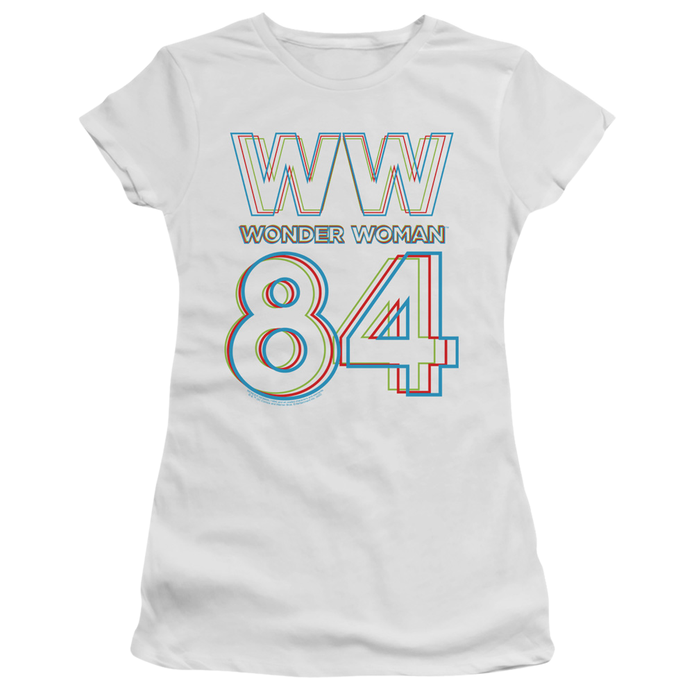 Wonder Woman 1984 3D Hype Logo - Juniors T-Shirt Juniors T-Shirt Wonder Woman   