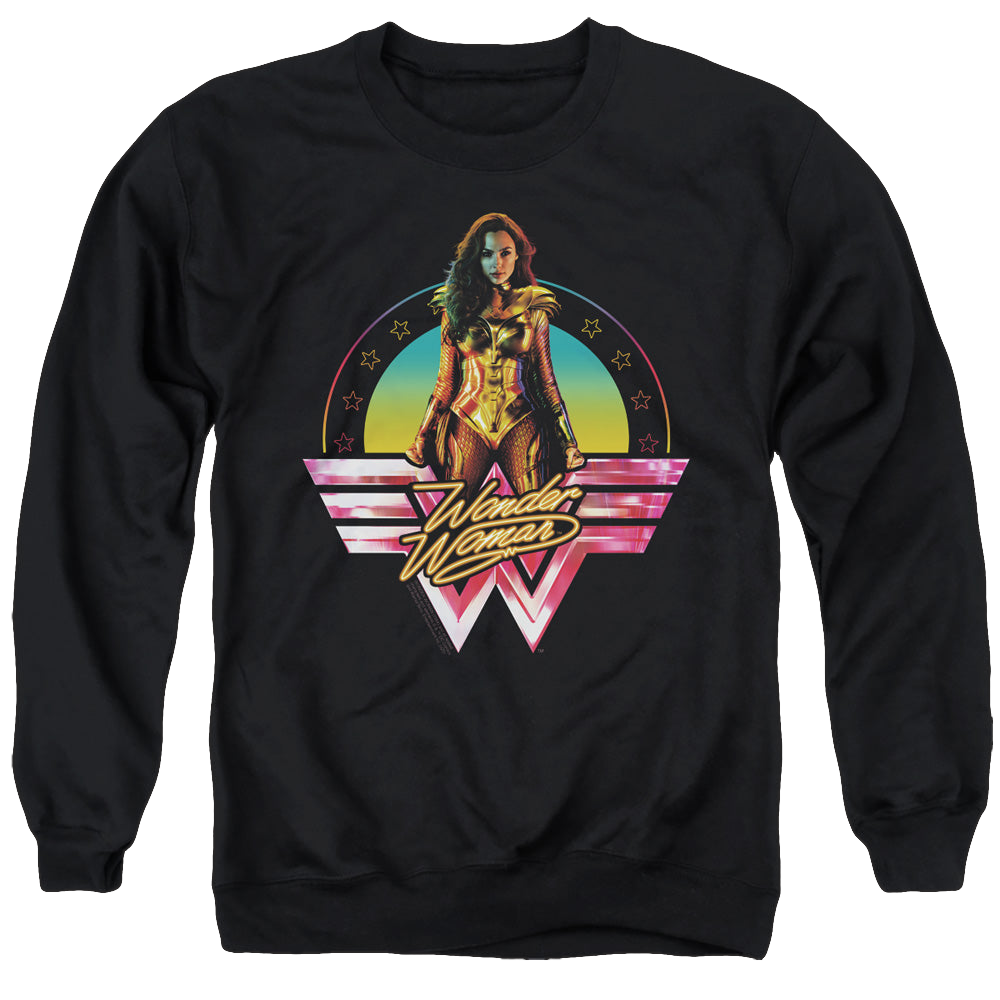 Wonder Woman 1984 Color Pop - Men's Crewneck Sweatshirt Men's Crewneck Sweatshirt Wonder Woman   