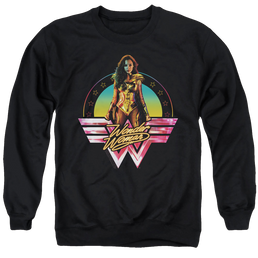 Wonder Woman 1984 Color Pop - Men's Crewneck Sweatshirt Men's Crewneck Sweatshirt Wonder Woman   