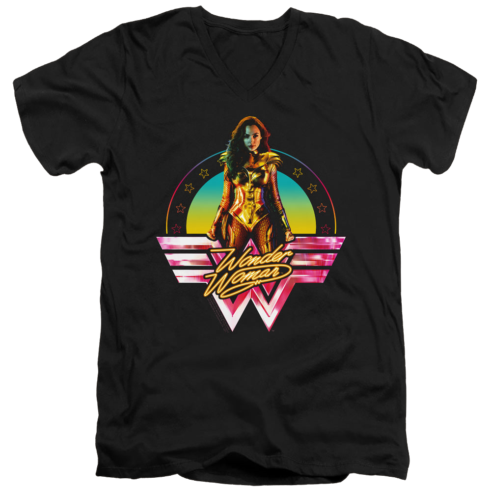 Wonder Woman 1984 Color Pop - Men's V-Neck T-Shirt Men's V-Neck T-Shirt Wonder Woman   