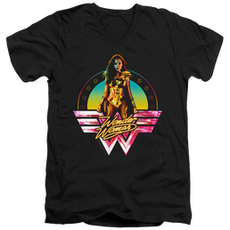 Wonder Woman 1984 Color Pop - Men's V-Neck T-Shirt Men's V-Neck T-Shirt Wonder Woman   