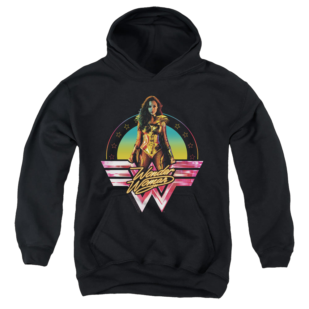 Wonder Woman 1984 Color Pop - Youth Hoodie Youth Hoodie (Ages 8-12) Wonder Woman   