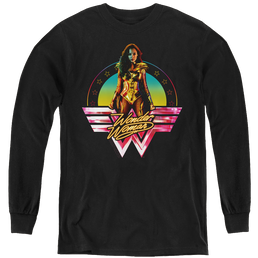 Wonder Woman 1984 Color Pop - Youth Long Sleeve T-Shirt Youth Long Sleeve T-Shirt Wonder Woman   