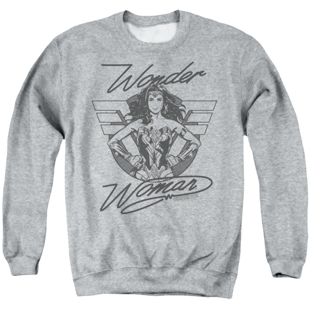 Wonder Woman 1984 Determined Wonder - Men's Crewneck Sweatshirt Men's Crewneck Sweatshirt Wonder Woman   