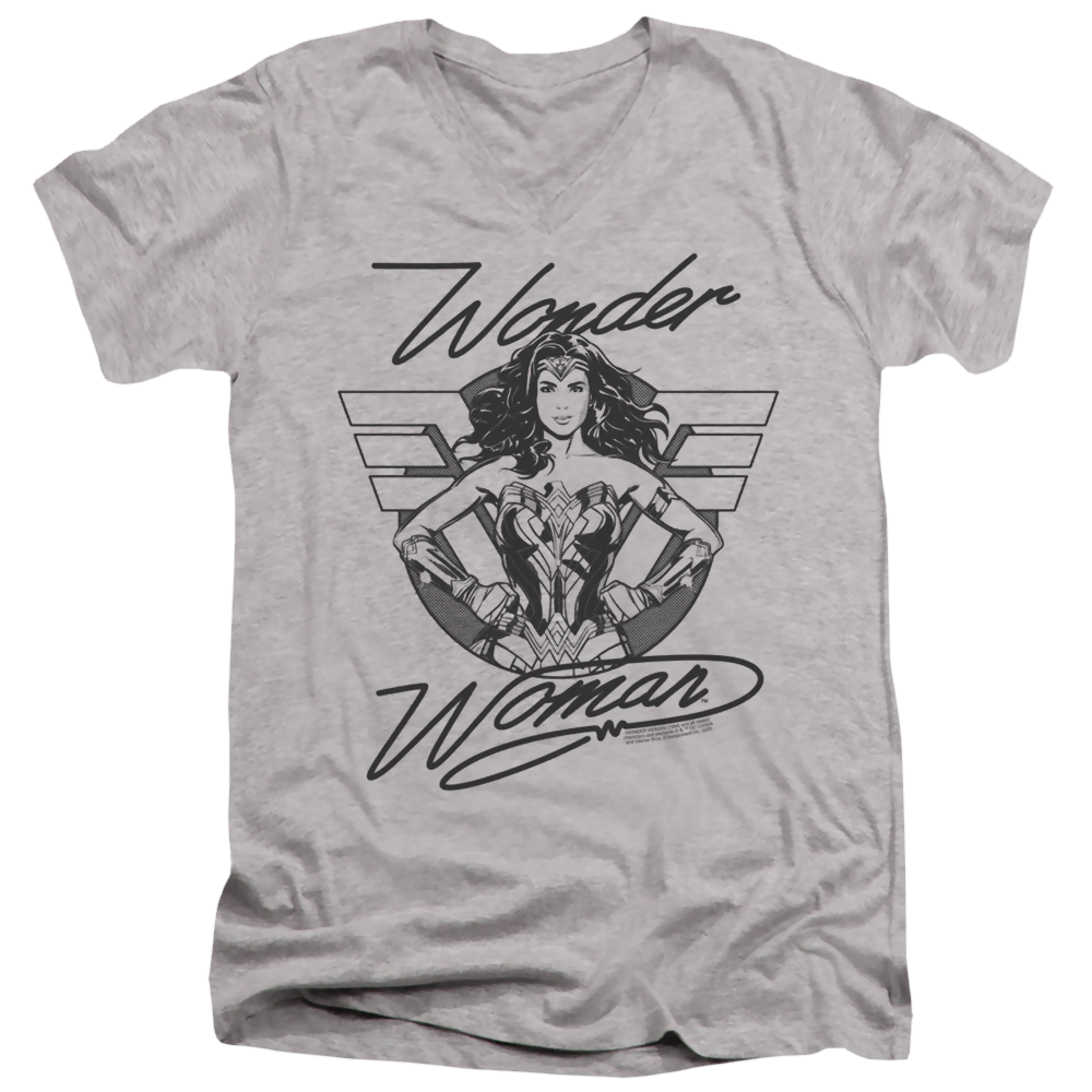 Wonder Woman 1984 Determined Wonder - Men's V-Neck T-Shirt Men's V-Neck T-Shirt Wonder Woman   