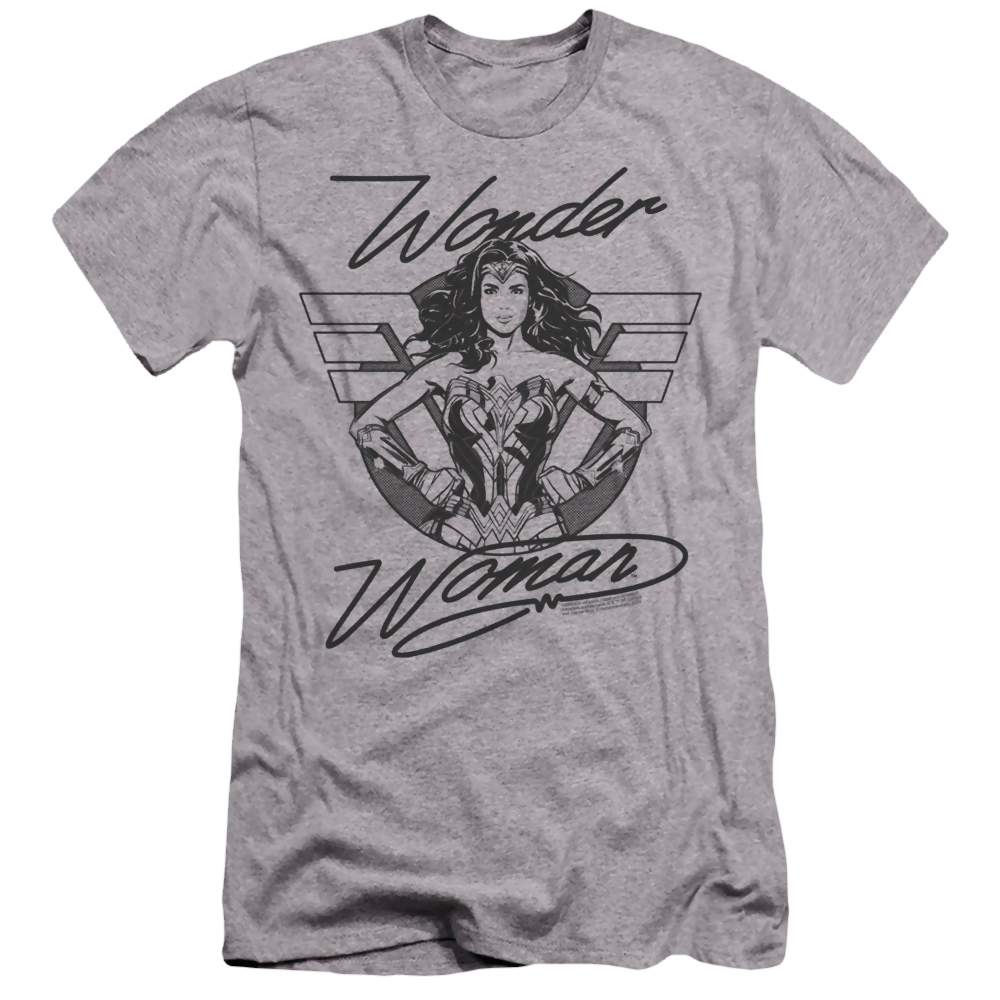 Wonder Woman 1984 Determined Wonder - Men's Premium Slim Fit T-Shirt Men's Premium Slim Fit T-Shirt Wonder Woman   