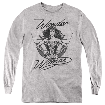 Wonder Woman 1984 Determined Wonder - Youth Long Sleeve T-Shirt Youth Long Sleeve T-Shirt Wonder Woman   