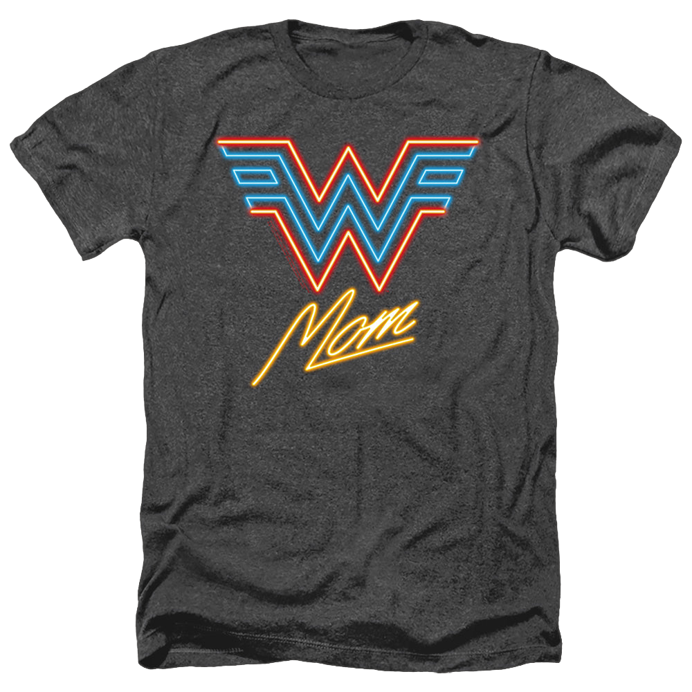 Wonder Woman 1984 Wonder Mom Neon - Men's Heather T-Shirt Men's Heather T-Shirt Wonder Woman   
