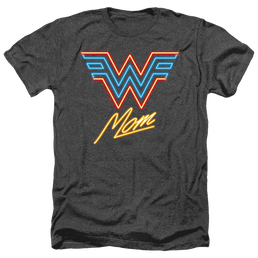 Wonder Woman 1984 Wonder Mom Neon - Men's Heather T-Shirt Men's Heather T-Shirt Wonder Woman   