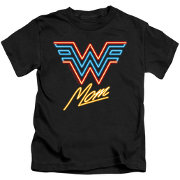 Wonder Woman 1984 Wonder Mom Neon - Kid's T-Shirt Kid's T-Shirt (Ages 4-7) Wonder Woman   