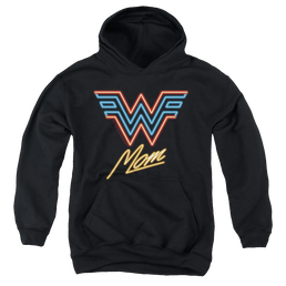 Wonder Woman 1984 Wonder Mom Neon - Youth Hoodie Youth Hoodie (Ages 8-12) Wonder Woman   