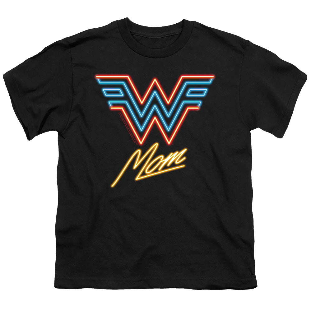Wonder Woman 1984 Wonder Mom Neon - Youth T-Shirt Youth T-Shirt (Ages 8-12) Wonder Woman   