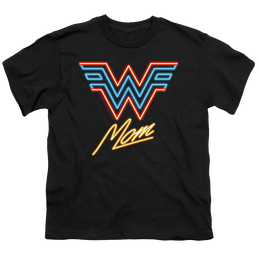 Wonder Woman 1984 Wonder Mom Neon - Youth T-Shirt Youth T-Shirt (Ages 8-12) Wonder Woman   