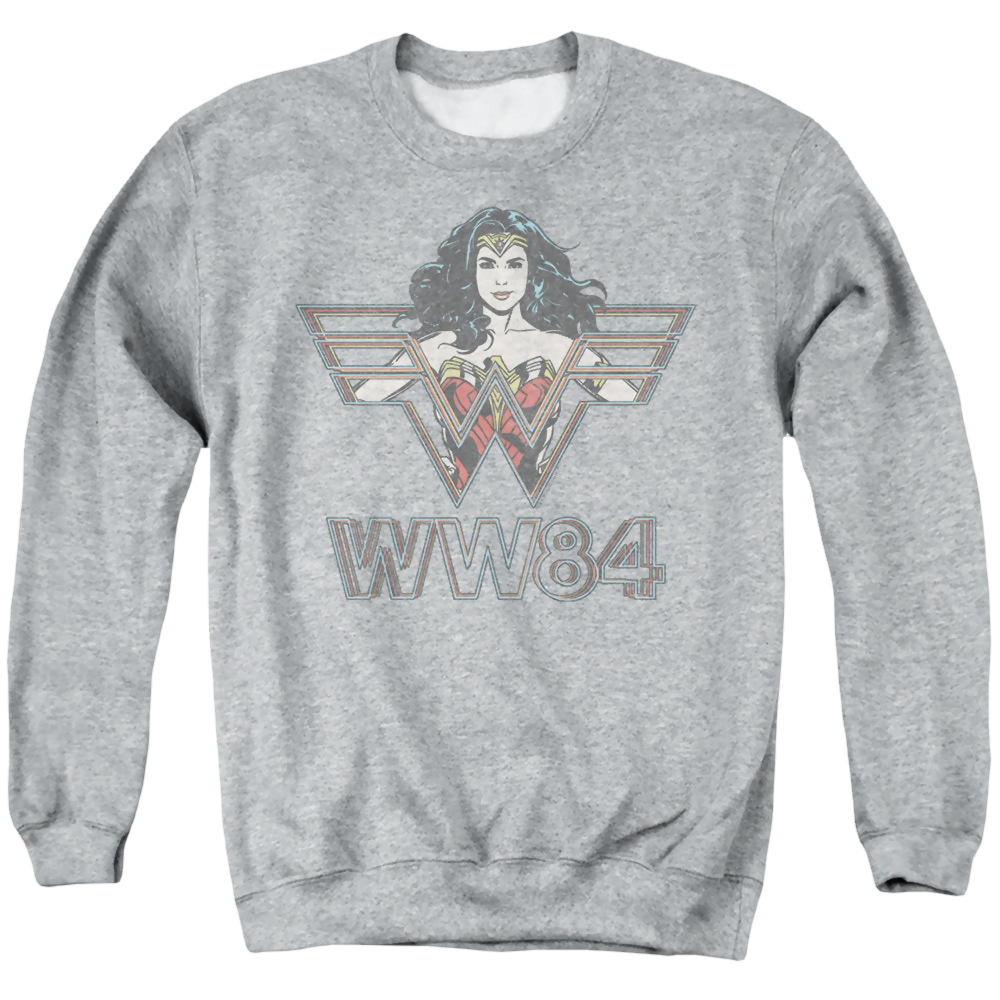 Wonder Woman 1984 In Symbol - Men's Crewneck Sweatshirt Men's Crewneck Sweatshirt Wonder Woman   