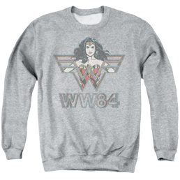 Wonder Woman 1984 In Symbol - Men's Crewneck Sweatshirt Men's Crewneck Sweatshirt Wonder Woman   