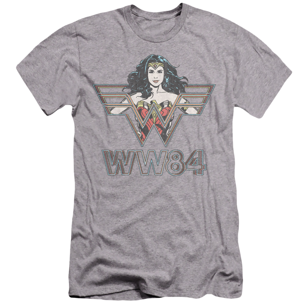 Wonder Woman 1984 In Symbol - Men's Premium Slim Fit T-Shirt Men's Premium Slim Fit T-Shirt Wonder Woman   