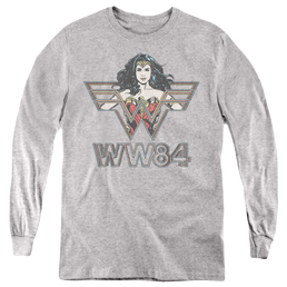 Wonder Woman 1984 In Symbol - Youth Long Sleeve T-Shirt Youth Long Sleeve T-Shirt Wonder Woman   