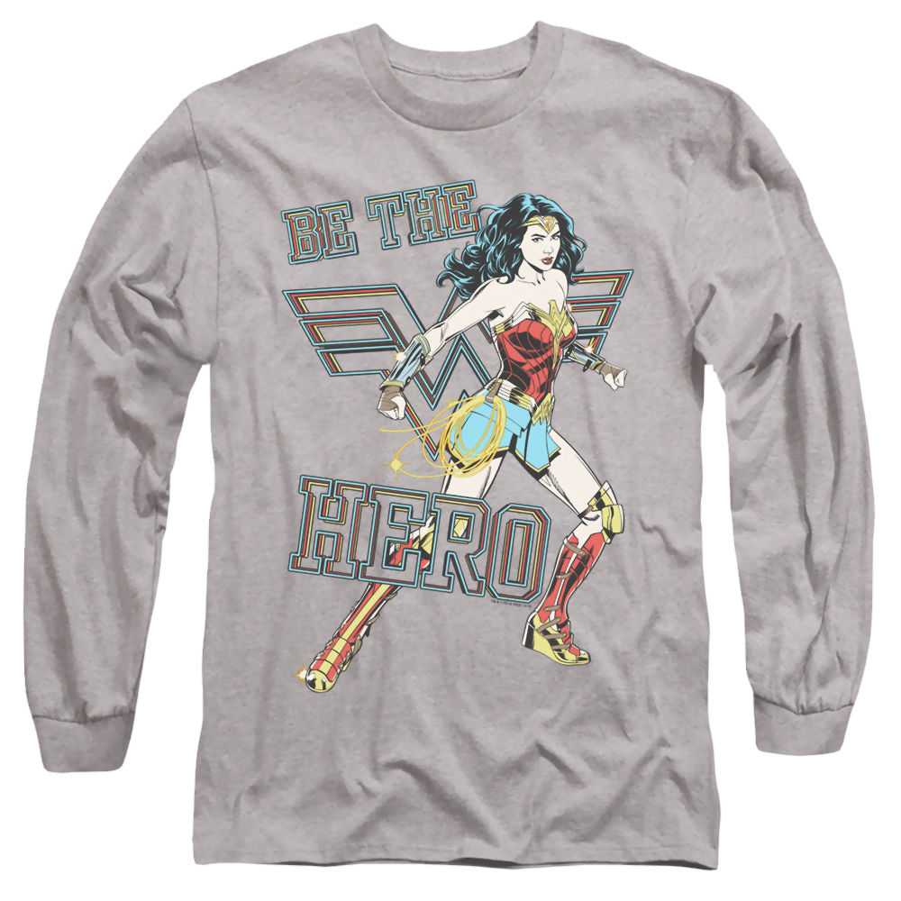 Wonder Woman 1984 Be The Hero - Men's Long Sleeve T-Shirt Men's Long Sleeve T-Shirt Wonder Woman   