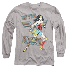 Wonder Woman 1984 Be The Hero - Men's Long Sleeve T-Shirt Men's Long Sleeve T-Shirt Wonder Woman   