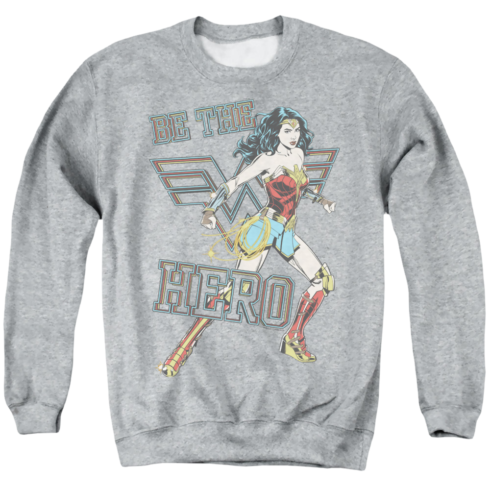 Wonder Woman 1984 Be The Hero - Men's Crewneck Sweatshirt Men's Crewneck Sweatshirt Wonder Woman   