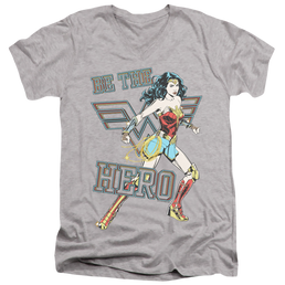 Wonder Woman 1984 Be The Hero - Men's V-Neck T-Shirt Men's V-Neck T-Shirt Wonder Woman   