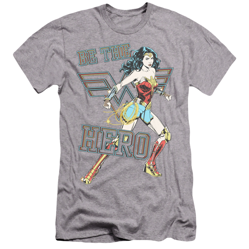 Wonder Woman 1984 Be The Hero - Men's Premium Slim Fit T-Shirt Men's Premium Slim Fit T-Shirt Wonder Woman   