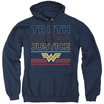 Wonder Woman 1984 Truth Love Justice - Pullover Hoodie Pullover Hoodie Wonder Woman   