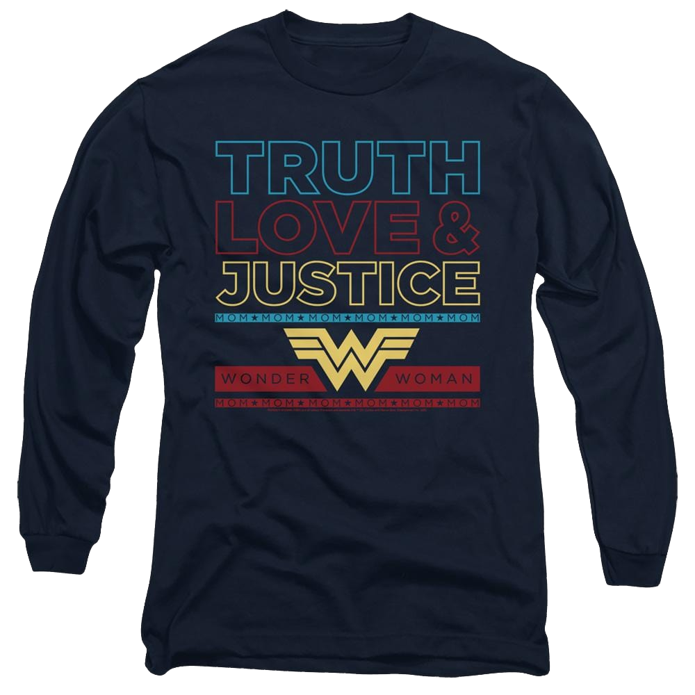 Wonder Woman 1984 TRUTH LOVE JUSTICE - Men's Long Sleeve T-Shirt Men's Long Sleeve T-Shirt Wonder Woman   