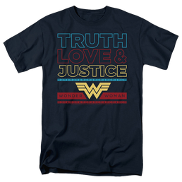 Wonder Woman 1984 Truth Love Justice - Men's Regular Fit T-Shirt Men's Regular Fit T-Shirt Wonder Woman   