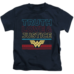 Wonder Woman 1984 Truth Love Justice - Kid's T-Shirt Kid's T-Shirt (Ages 4-7) Wonder Woman   