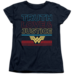 Wonder Woman 1984 Truth Love Justice - Women's T-Shirt Women's T-Shirt Wonder Woman   