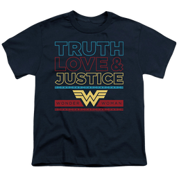 Wonder Woman 1984 Truth Love Justice - Youth T-Shirt Youth T-Shirt (Ages 8-12) Wonder Woman   