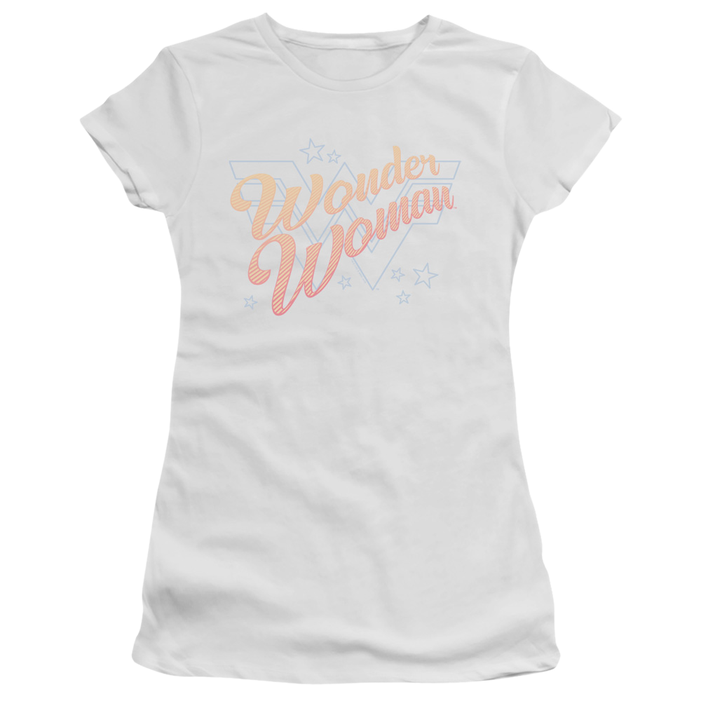 Wonder Woman 1984 Wonder Lines - Juniors T-Shirt Juniors T-Shirt Wonder Woman   
