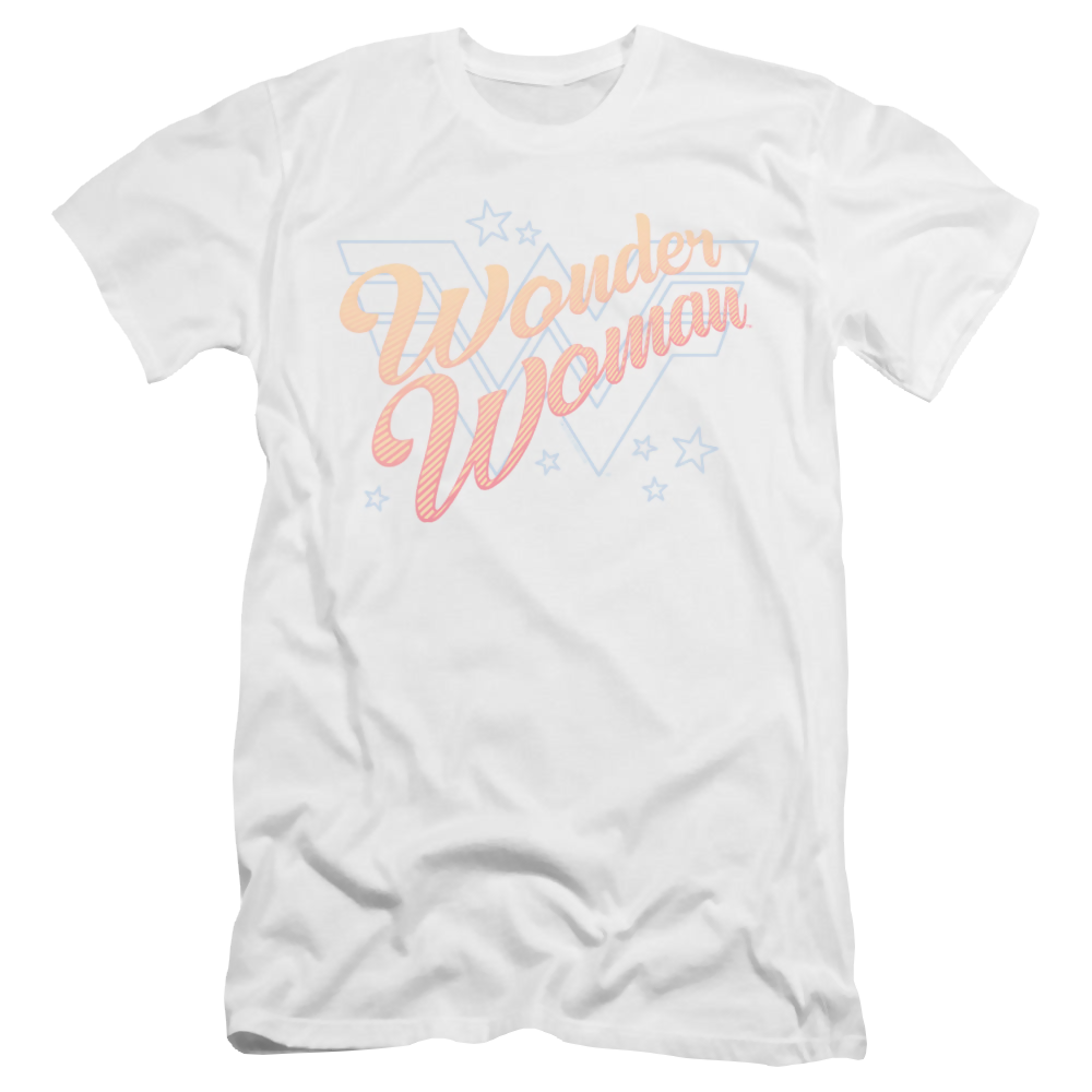 Wonder Woman 1984 Wonder Lines - Men's Premium Slim Fit T-Shirt Men's Premium Slim Fit T-Shirt Wonder Woman   