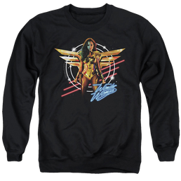 Wonder Woman 1984 Space Poster - Men's Crewneck Sweatshirt Men's Crewneck Sweatshirt Wonder Woman   