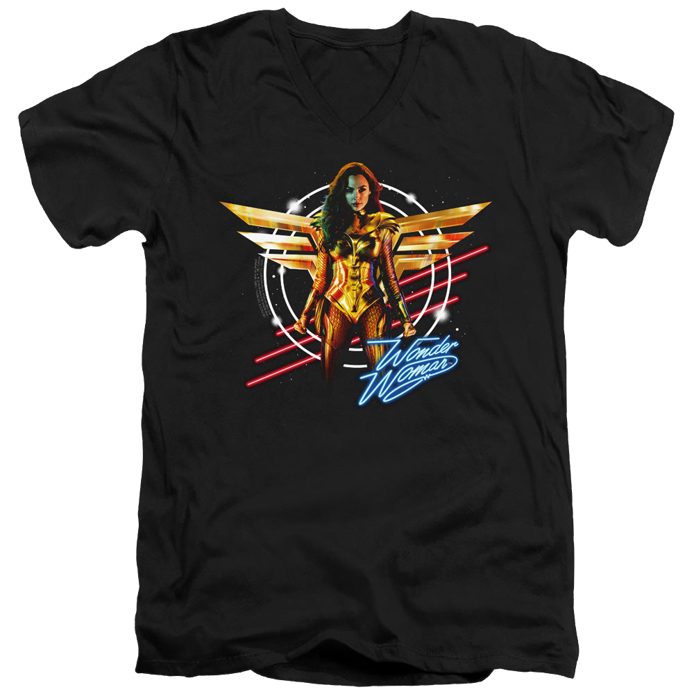 Wonder Woman 1984 Space Poster - Men's V-Neck T-Shirt Men's V-Neck T-Shirt Wonder Woman   