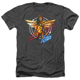 Wonder Woman 1984 Space Poster - Men's Heather T-Shirt Men's Heather T-Shirt Wonder Woman   