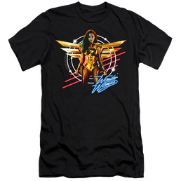 Wonder Woman 1984 Space Poster - Men's Premium Slim Fit T-Shirt Men's Premium Slim Fit T-Shirt Wonder Woman   