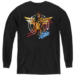 Wonder Woman 1984 Space Poster - Youth Long Sleeve T-Shirt Youth Long Sleeve T-Shirt Wonder Woman   