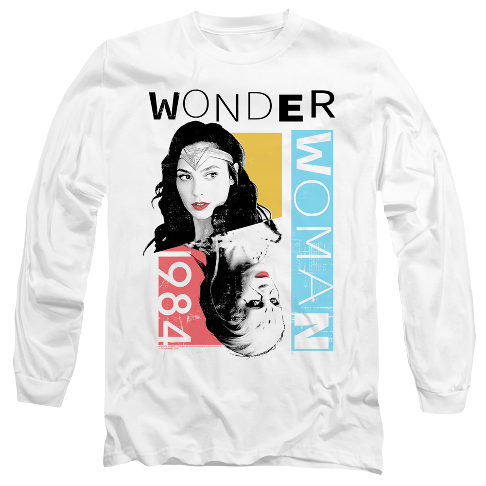 Wonder Woman 1984 Color Blocks - Men's Long Sleeve T-Shirt Men's Long Sleeve T-Shirt Wonder Woman   