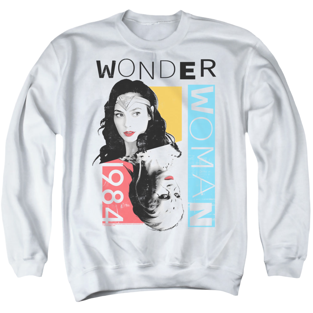 Wonder Woman 1984 Color Blocks - Men's Crewneck Sweatshirt Men's Crewneck Sweatshirt Wonder Woman   