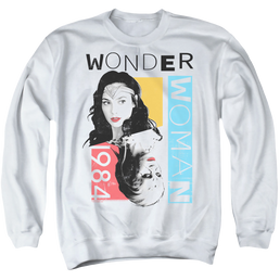 Wonder Woman 1984 Color Blocks - Men's Crewneck Sweatshirt Men's Crewneck Sweatshirt Wonder Woman   
