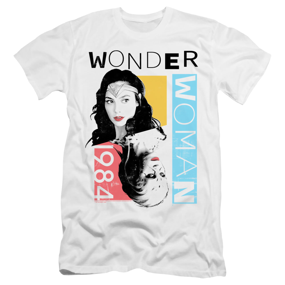 Wonder Woman 1984 Color Blocks - Men's Premium Slim Fit T-Shirt Men's Premium Slim Fit T-Shirt Wonder Woman   