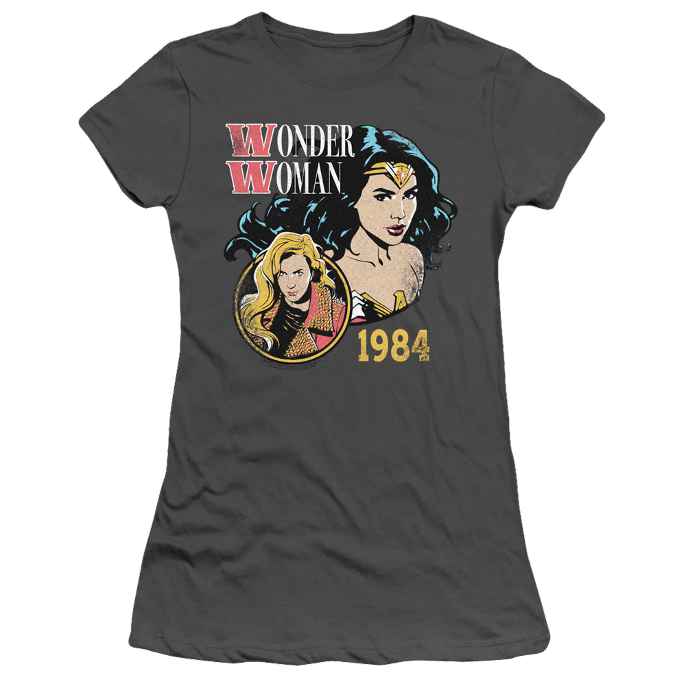 Wonder Woman 1984 84 Retro - Juniors T-Shirt Juniors T-Shirt Wonder Woman   