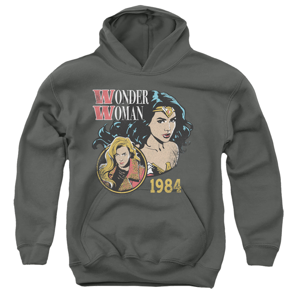 Wonder Woman 1984 84 Retro - Youth Hoodie Youth Hoodie (Ages 8-12) Wonder Woman   