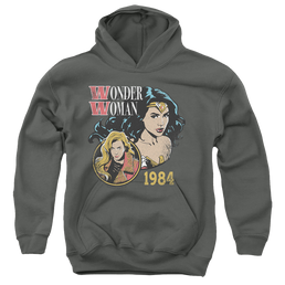 Wonder Woman 1984 84 Retro - Youth Hoodie Youth Hoodie (Ages 8-12) Wonder Woman   